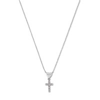 Collana Gucci Donna Trademark in Oro bianco Diamante 0.06 Ct YBB27279400100U - YBB27279400100U